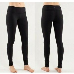 Lululemon Wunder Under LR Tight - Solid Black
